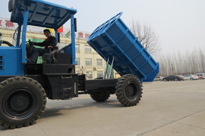 徐州启扬轮式四驱山地运输车自卸车